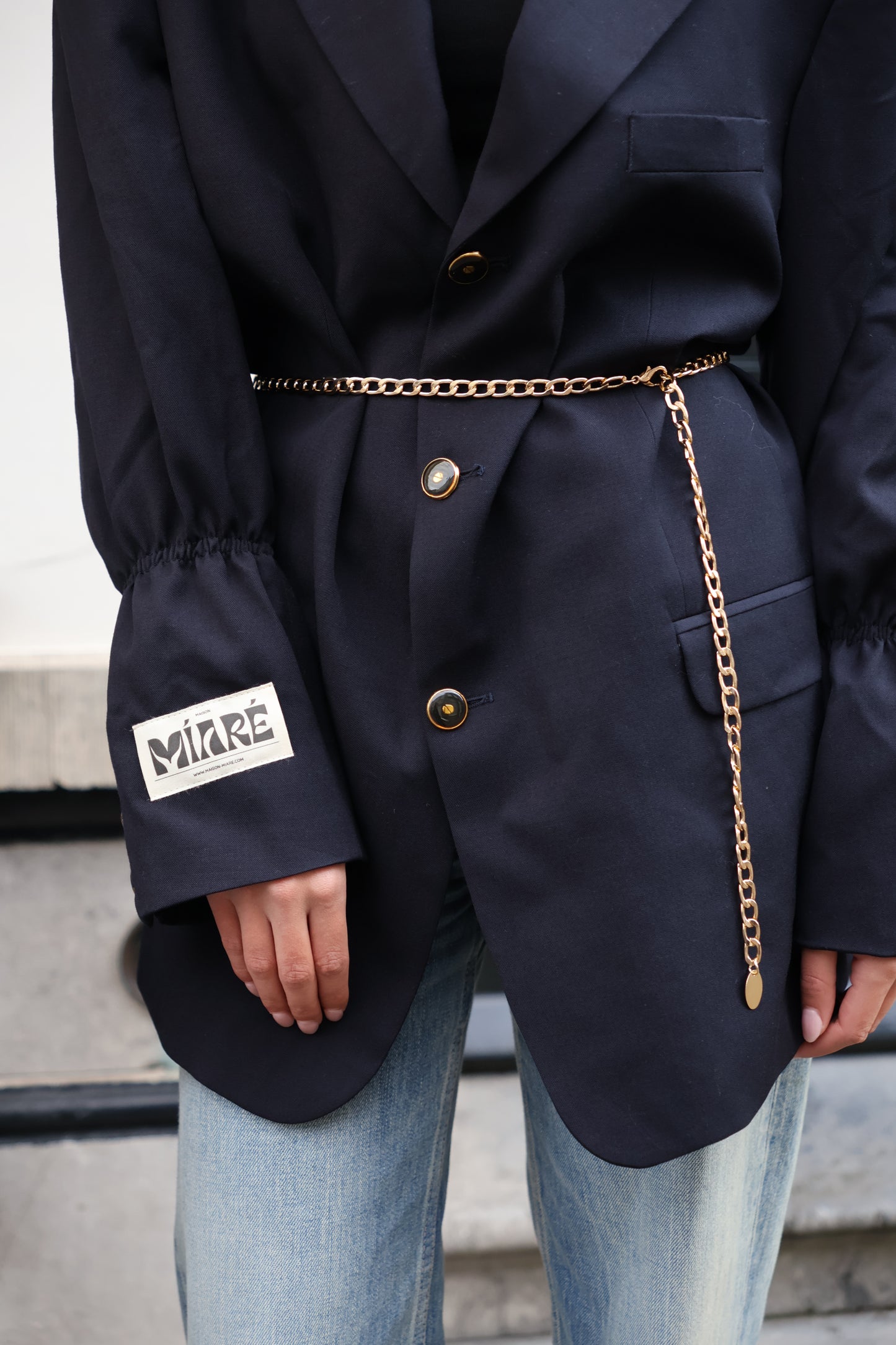THE BLAZER CHAIN BASIC - GOLD
