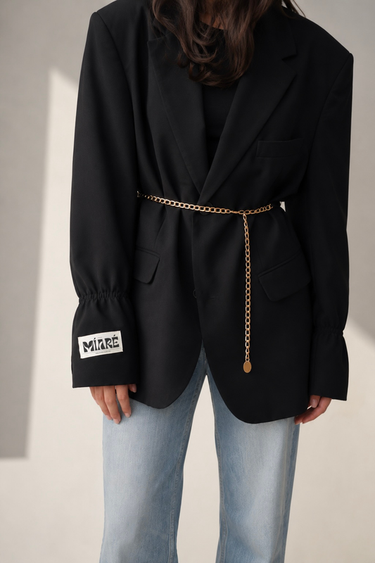THE BLAZER CHAIN BASIC - GOLD