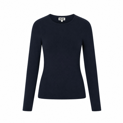 THE KNITTED JUMPER NAVY