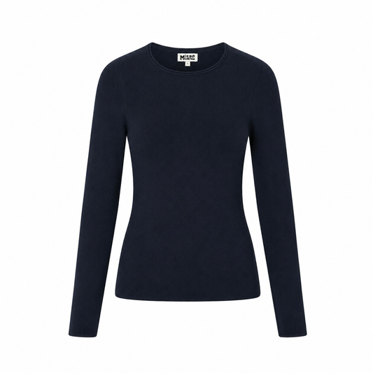 THE KNITTED JUMPER NAVY
