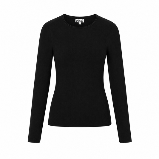 THE KNITTED JUMPER BLACK