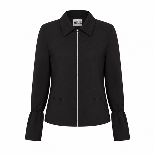 THE ZIPPER JACKET BLACK
