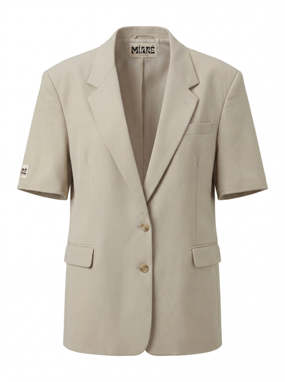 B2B - Upcycled Short Sleeve Blazer