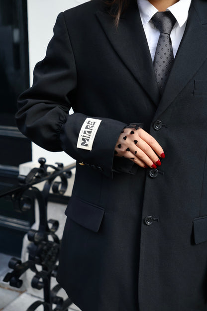 THE BLAZER SLEEVE - BLACK